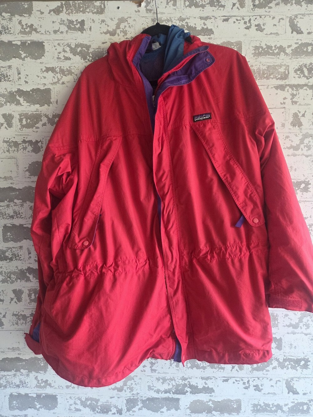 ​Vintage Patagonia Style 83011 Nylon Rain Jacket Shell Parka XL